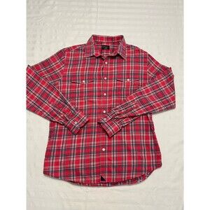 Untuckit Flannel Button Down Shirt Size Men’s Large Slim Fit. Pink Blue White